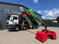 MAN TGS TGX 35.400 // 8x4 // E5 // wywrotka kiper + HDS z czerpakiem
