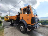 Mercedes 1824 4x4 kiper kran 1999