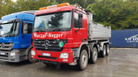 MERCEDES 4146 , BORDMATIK, 8X4, MEILLER KIPPER-HARDOX,Registriran