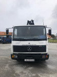 Mercedes 814 kiper + kran