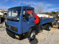 Mercedes 814 kiper s kranom MKG 45, s tri teleskopa, TOP stanje