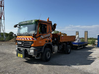 Mercedes Actros 1832, 4x4, kiper kran
