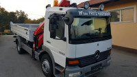 Mercedes Atego 1228  kiper kran Palfinger 9501