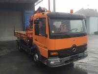 MERCEDES Atego Kiper s Kranom euro 3 motor