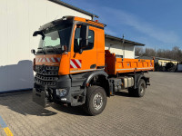 Mercedes-Benz 2036 AK 4x4 3-Way Meiller Tipper Crane HIAB XS088BS-2HiD