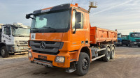 MERCEDES BENZ ACTROS 3346 - 6X4 3 strani meiller bordmatik kiper - EPS