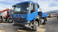 MERCEDES BENZ AROCS 1830 4x2 meiller kiper- kran PK12002