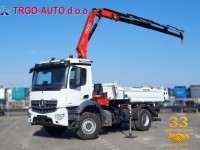 Mercedes-Benz Arocs 1835 K 4x2 Meiller 3-strani kiper +Kran Fassi F135