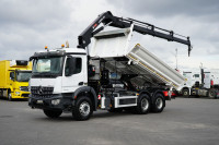 Mercedes-Benz AROCS / 2636 / E 6 / WYWROTKA + HDS / 6 X 4 / HIAB 188 B