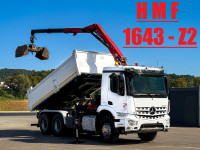 Mercedes-Benz AROCS 2640 HMF 1643 Z2 + FUNK * Bordmatic * 6x4!