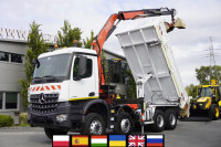 Mercedes-Benz Arocs 3236 8×4 / 90 tho. km / Fassi F155A.0.22 / remote