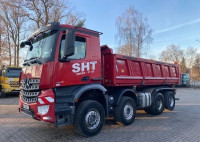 Mercedes-Benz Arocs 4148 8x4 kiper Meiller s bočnom stranicom
