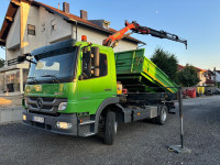 Mercedes Benz Atego 1224 Kiper Kran