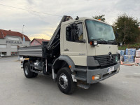 Mercedes benz Atego 1828 kiper kran 4x4