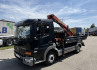 Mercedes benz Atego 818 kiper kran