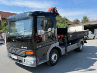 Mercedes Benz Atego 818 kiper kran