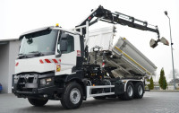 Renault C 430 6x4 kiper na dvije strane, HYDROBURTA, HIAB 211 EP-3, Eu