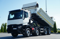 Renault C 480 / 8x4 / WYWROTKA DWUSTRONNA - 6M / HYDROBURTA / HYDROKLA
