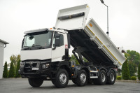 Renault K 480 / 8x4 / WYWROTKA DWUSTRONNA - 6 M / HYDROBURTA / HYDROKL