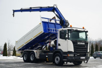 Scania G 370 Kiper+Kran/IMP-3797