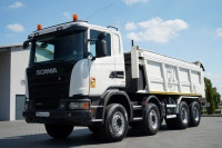 Scania G 410 / 8X4 / ZABUDOWA SAMOWYŁADOWCZA DO ASFALTU / 2X HYDROKLAP