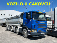 SCANIA G480 10x4, kiper 20m³, retarder, Zajam/Zamjene