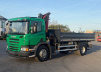 Scania P 280 trostrani kiper s HDS-om