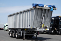 Stas WYWROTKA 43 m3  / ALUMINIOWA / OŚ PODNOSZONA  /  ALUFELGI