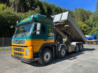 Volvo FM 480 - Kiper s 3 strane + kran 8x4