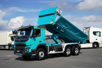 Volvo FMX / 410 / E 6 / WYWROTKA / 6 X 4 / HYDROBURTA / OŚ PODNOSZONA