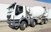 IVECO Trakker AD340T41B 8x4 mikser 9m³ Stetter