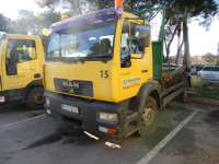 MAN LE 15.250 teretno vozilo za prijevoz kontejnera