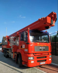 MAN TGA 26.350 6x4 Emelőkosaras 53m