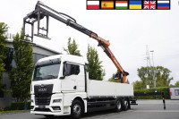 MAN TGX 26.470 6x2-4 / 30 tho. km!!! / Atlas 170.2vb-a12 crane / ste