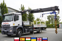 Mercedes-Benz Arocs 1833 4×2 / 50 tho. km! / HIAB X-HIPRO 192 ES-3 cra