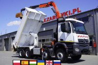 Mercedes-Benz Arocs 3236 8×4 / Crane Fassi F155A.0.22 / remote control