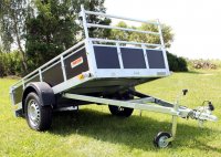 Auto prikolica 236x125x35, drvene stranice