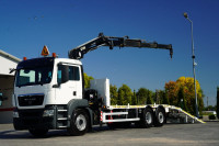 MAN TGS 26.360 / 6x2 / LAWETA - 7,5 M / HDS HIAB 166 B- 3 / MAX UDŹW