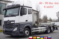 Mercedes-Benz Actros 2540 6x2 / 40 tho. km! / 5-seater cab! / BDF / 6