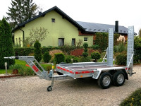 Auto prikolica za prijevoz radnih strojeva Z rudo,novo 2022
