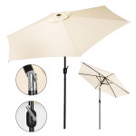 Modernhome bež suncobran 270 cm