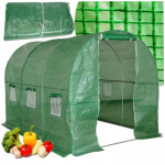 Vrtni zeleni plastenik 2x3 6m2