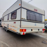 Kamp prikolica Njem. LMC 6,5×2.5 m,izvrsna.sniženo,HR reg.mog.dostava