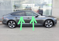 Audi A5 lajsne vrata pianno black