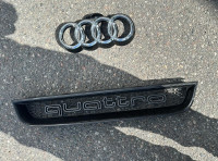 Audi RS6 c7 OEM mrežica branika carbon i znak