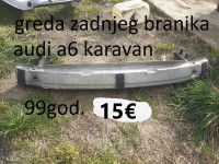 greda zadnjeg branika audi a6 karavan 99g.