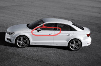 AUDI A3 limuzina -krom lajsna prednja lijeva,vozačeva vrata