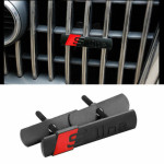 S Line Audi Znak PREDNJI MASKA Oznaka Logo Amblem CRNI