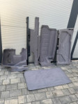 mercedes r129 sl129 tapacirung tepisi prtljažnika grau siva 1296903230