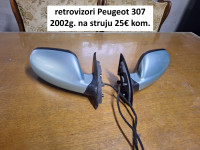 retrovizori peugeot 307 2002g. na struju